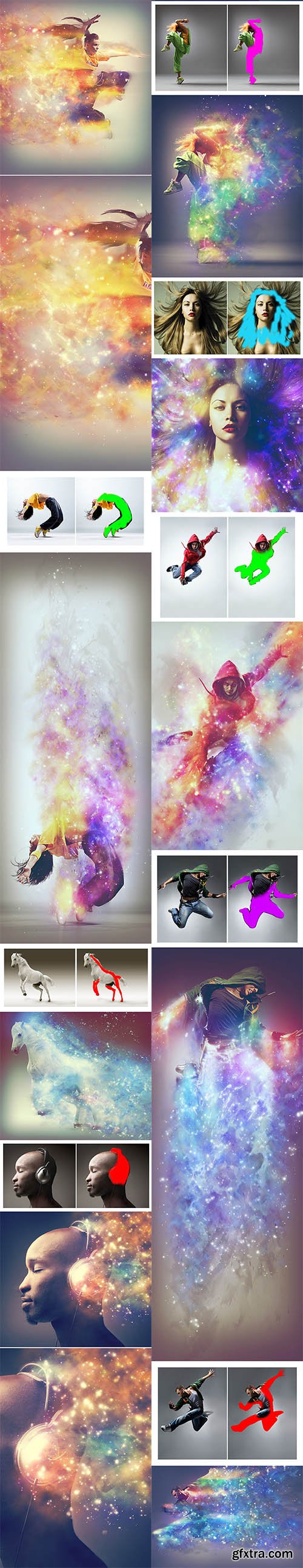 GraphicRiver Cosmic Photoshop Action 10434544