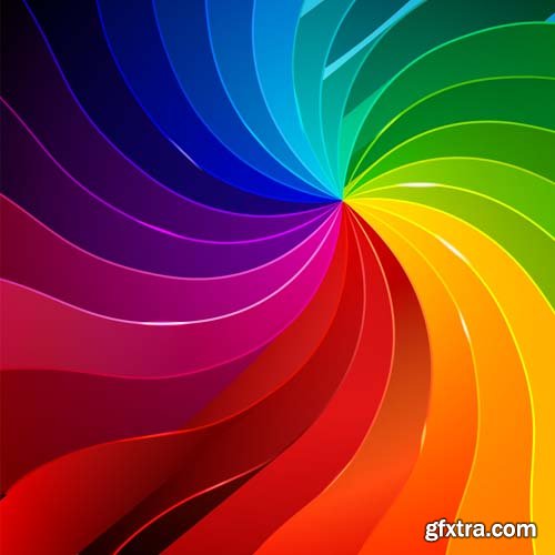 3D Colorful Backgrounds - 25x EPS