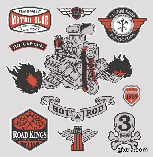 American Chopper Logos - 25x EPS