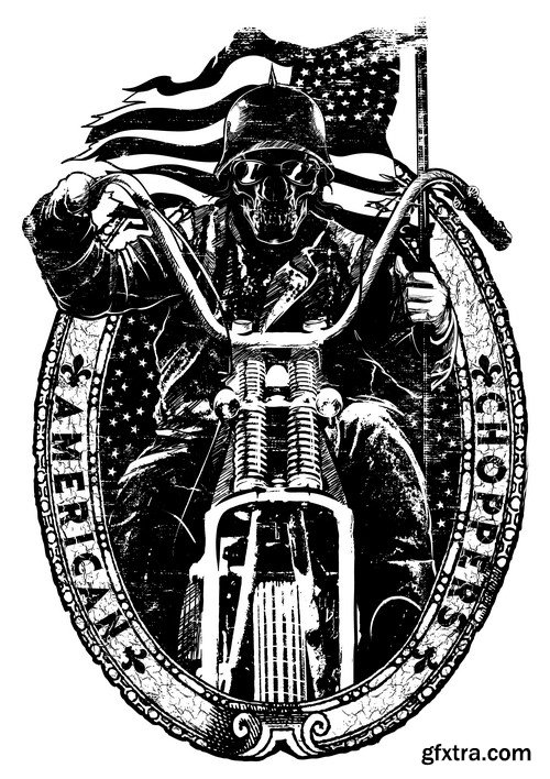 American Chopper Logos - 25x EPS