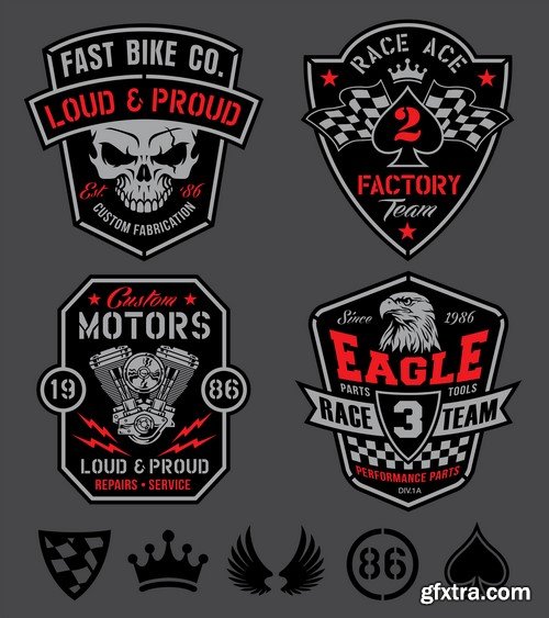 American Chopper Logos - 25x EPS