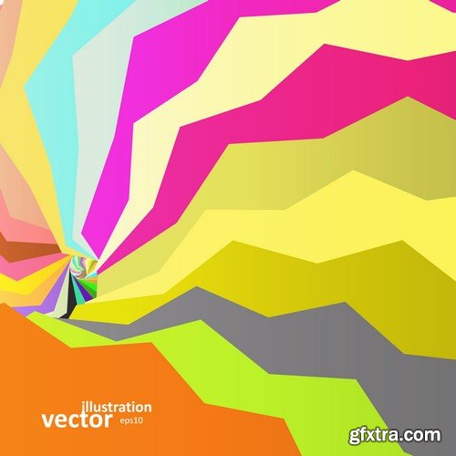 Futuristic Vector Backgrounds - 25x EPS