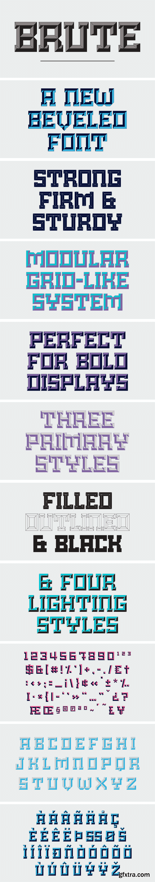 Brute Font Family