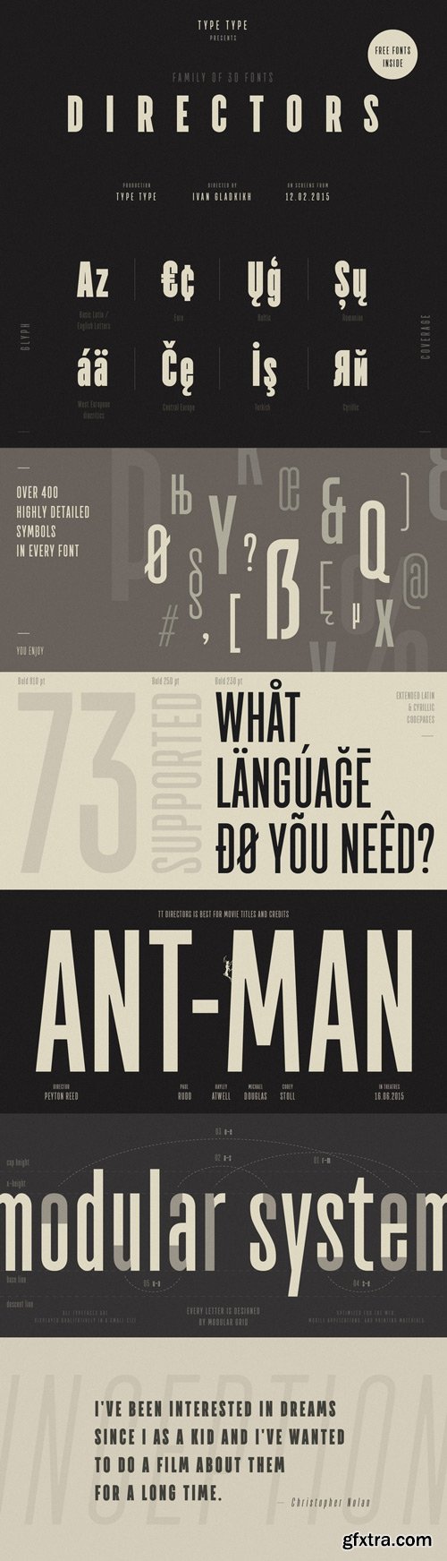 TT Directors Font Family $945