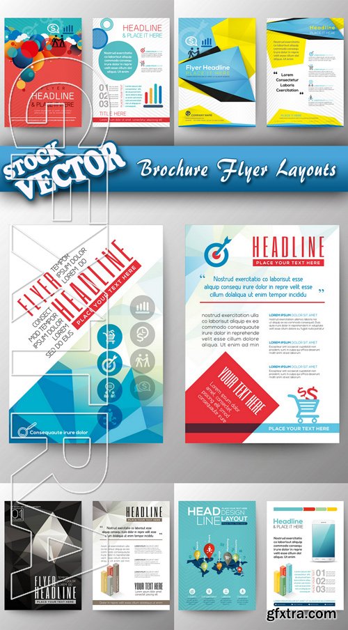 Stock Vector - Brochure Flyer Layouts