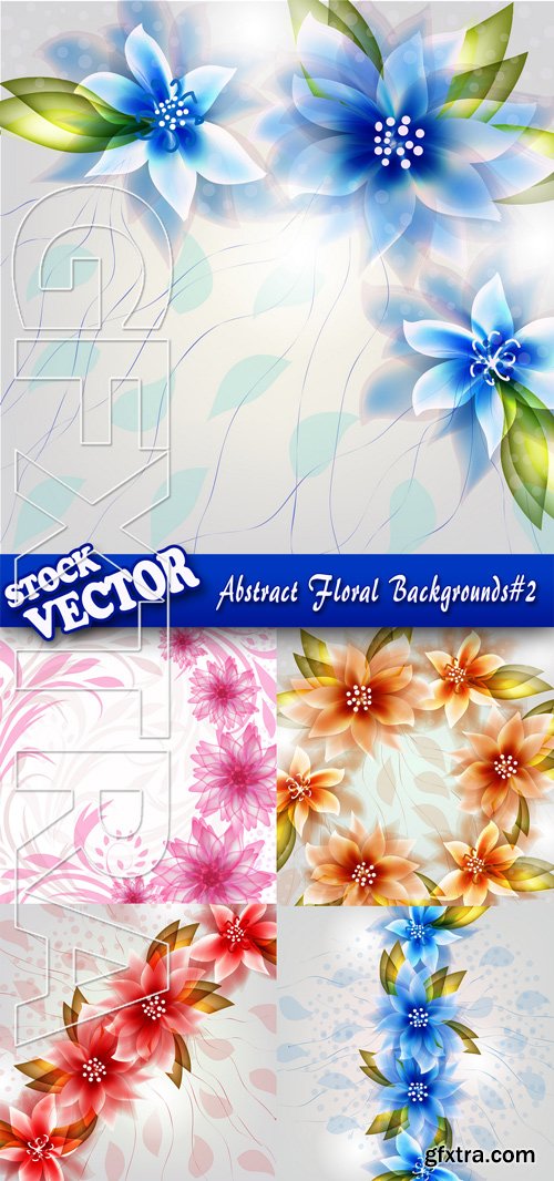 Stock Vector - Abstract Floral Backgrounds#2