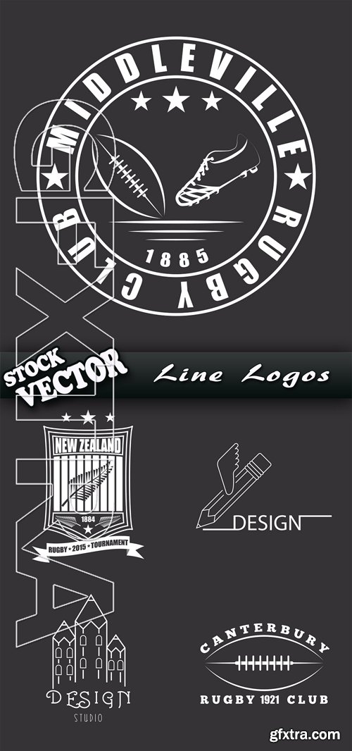 Stock Vector - Line Logos