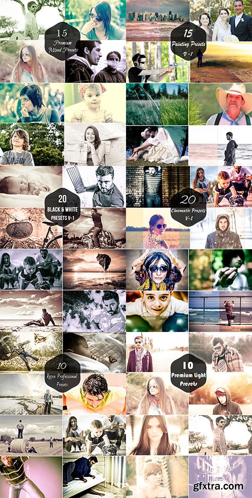 450+ Beautiful One-Click Lightroom Presets for Designers & Photographers