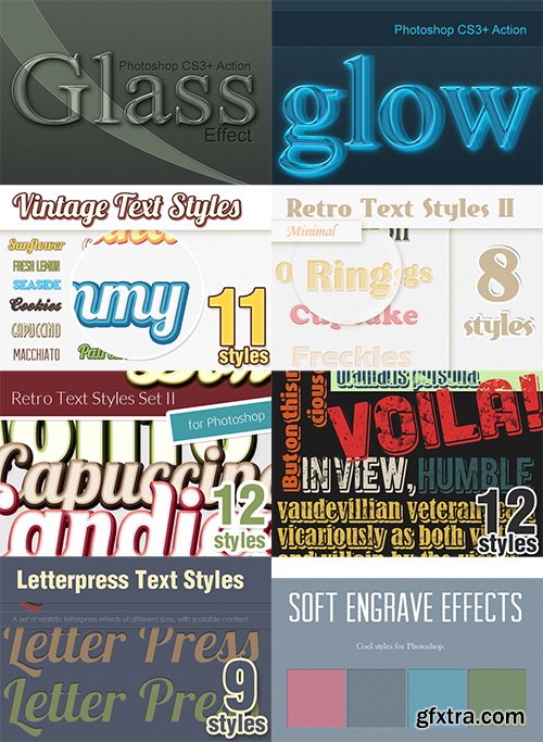 327 Premium Photoshop Text Styles