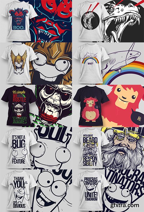 30 Amazing Vector T-shirt Designs