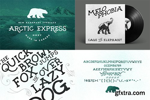 CM Clearance Bundle 4 Fonts 12 Logos 191252