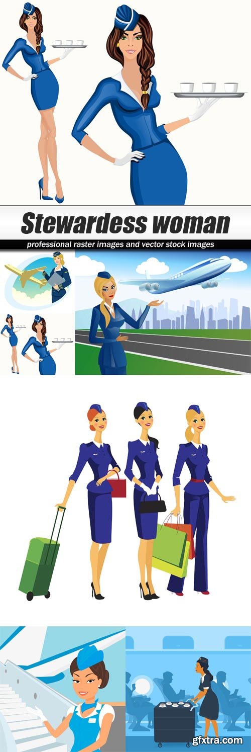 Stewardess woman