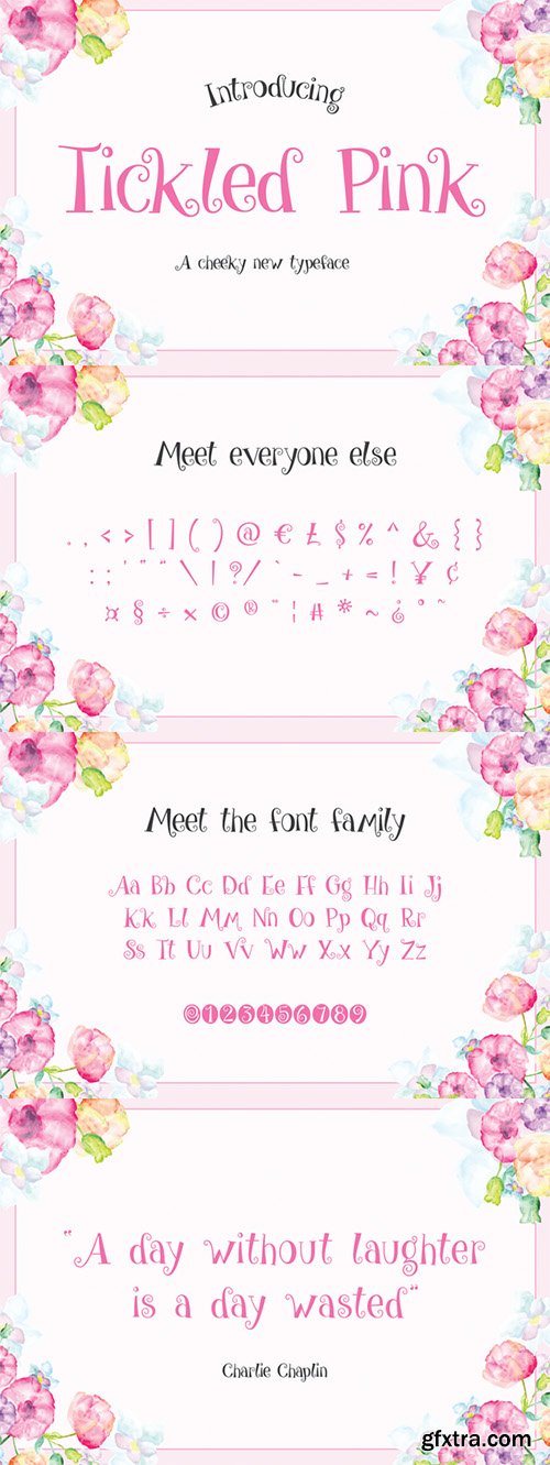 Tickled Pink Font