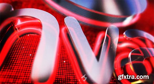 Videohive Lighted Glass Logo Reveal 8850023