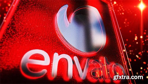 Videohive Lighted Glass Logo Reveal 8850023