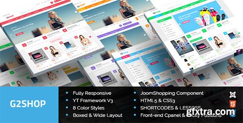 ThemeForest - G2Shop v2.0.0 - Responsive Ecommerce Joomla 3.3 Template