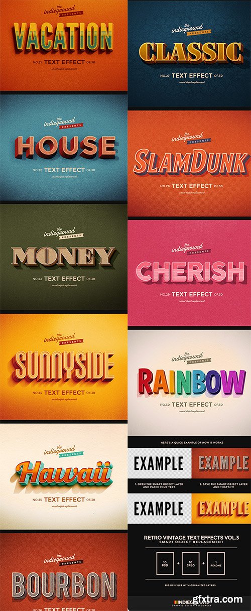 GraphicRiver - Retro Vintage Text Effects Vol. 3 10457336