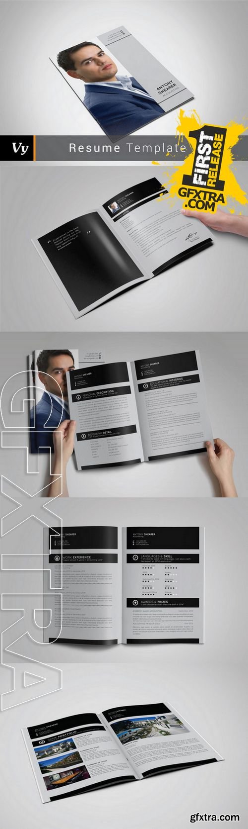 Booklet Resume Template - CM 196788