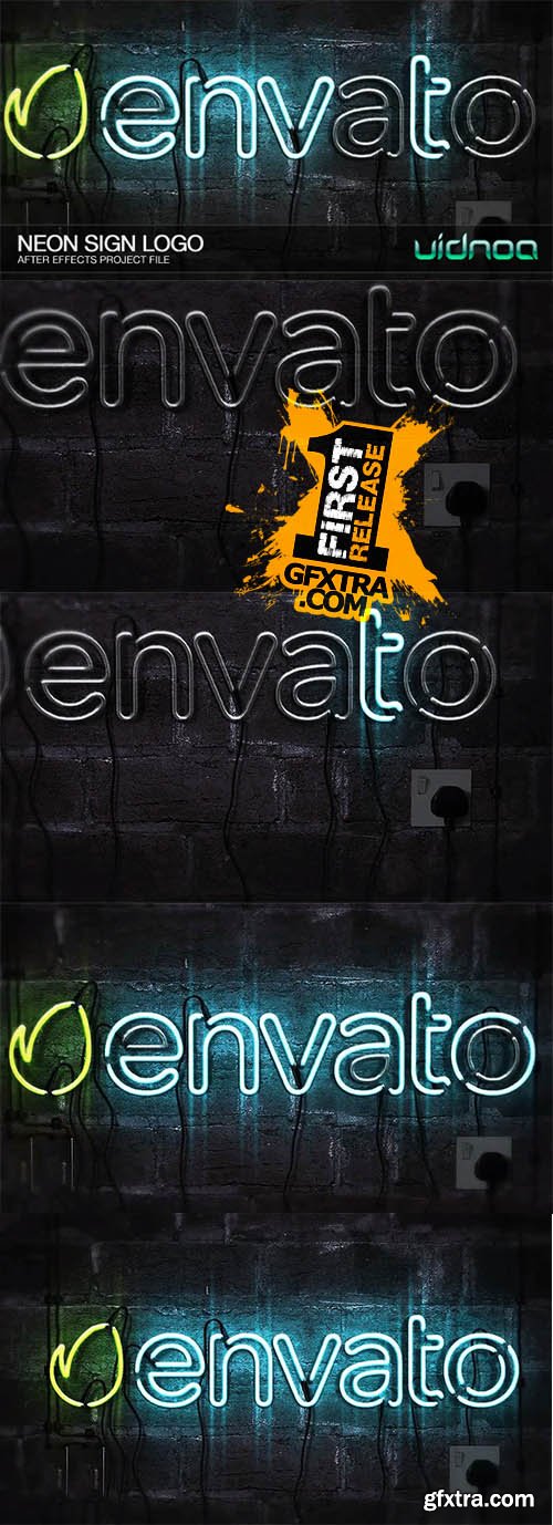 Neon Sign Logo - Videohive 10449565