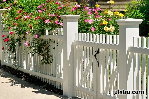 Collection of various types of decorative fence for garden and gardening 25 HQ Jpeg