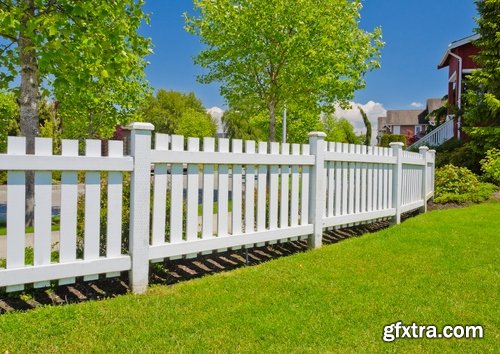 Collection of various types of decorative fence for garden and gardening 25 HQ Jpeg