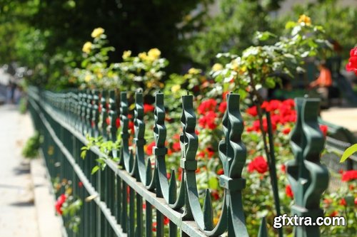 Collection of various types of decorative fence for garden and gardening 25 HQ Jpeg