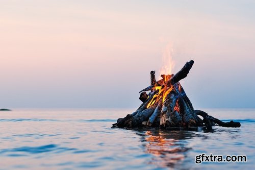 Collection of beautiful bonfire on various natural landscape 25 HQ Jpeg