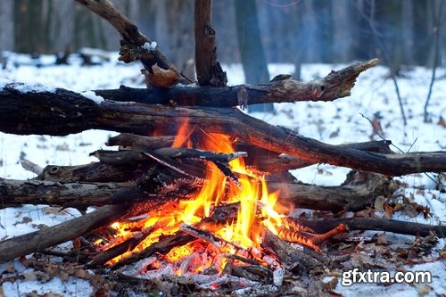 Collection of beautiful bonfire on various natural landscape 25 HQ Jpeg