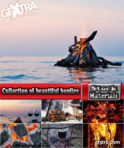 Collection of beautiful bonfire on various natural landscape 25 HQ Jpeg