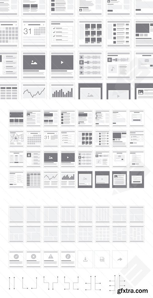 Web Sitemap and Flowchart Tiles 2