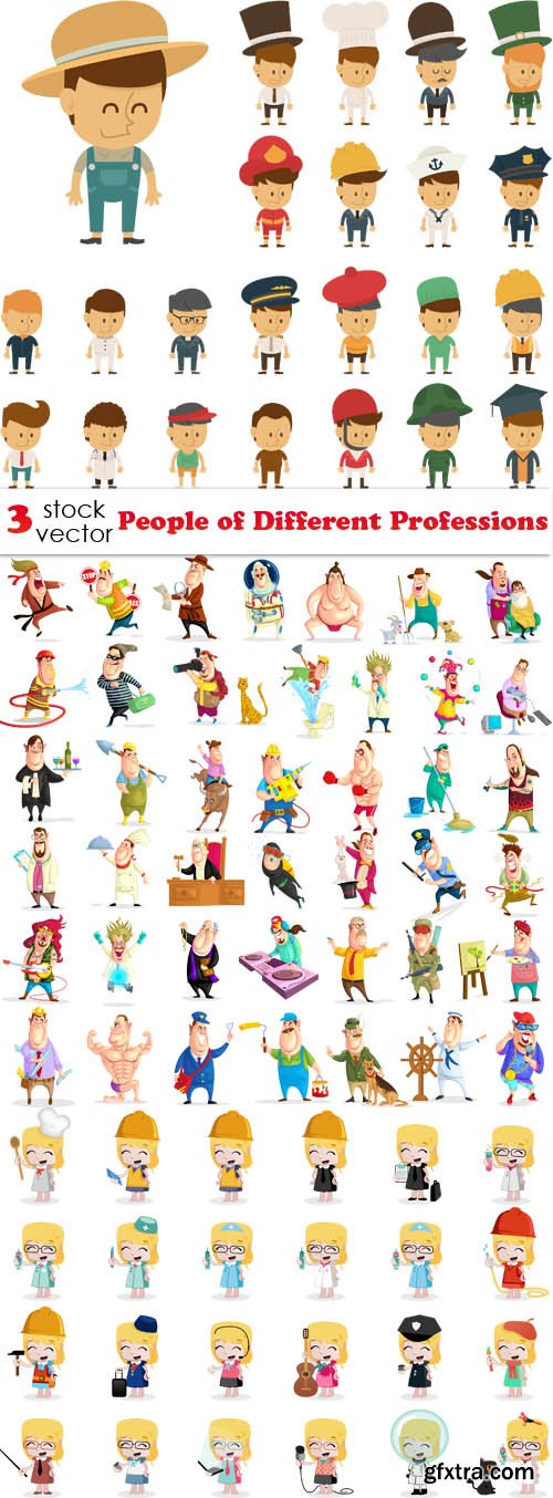 Vectors - People of Different Professions