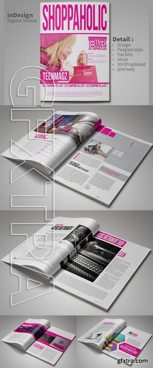 CM - InDesign Magazine Template 26 Pages 113027