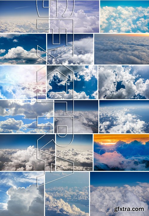 Stock Photos - Sky and Clouds 3, 25xJPG