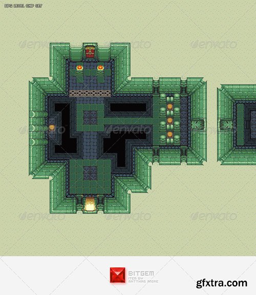 GraphicRiver - RPG Dungeon Level Chip Set 02