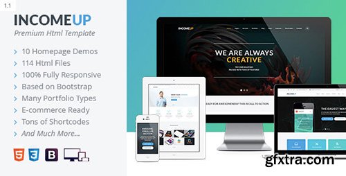 ThemeForest - IncomeUp | Multi-purpose Business HTML Template - RIP