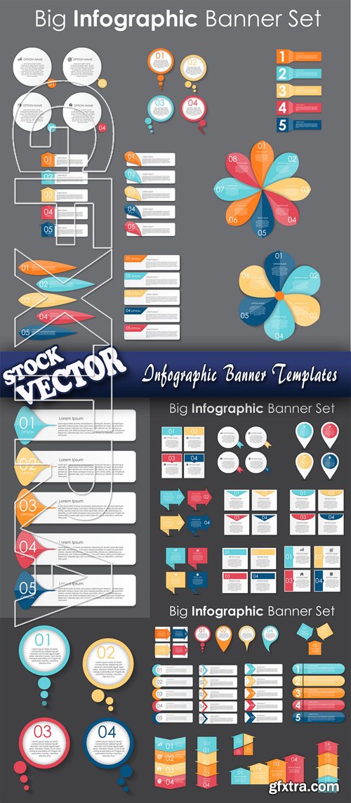 Stock Vector - Infographic Banner Templates