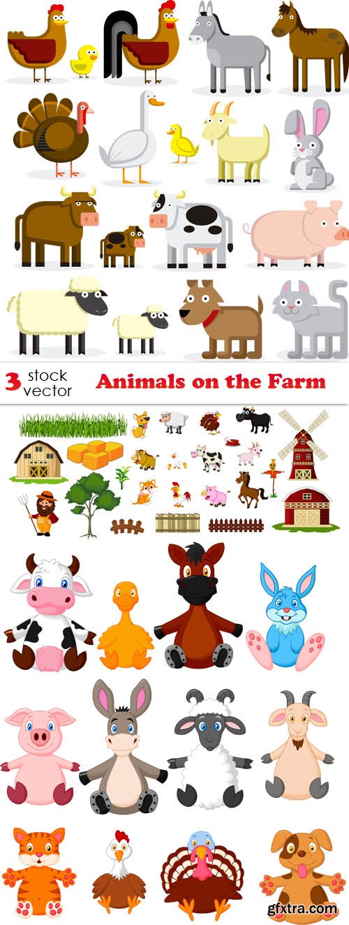 Vectors - Animals on the Farm