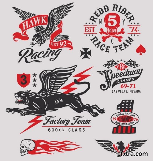 Collection of sports logos #3-25 Eps