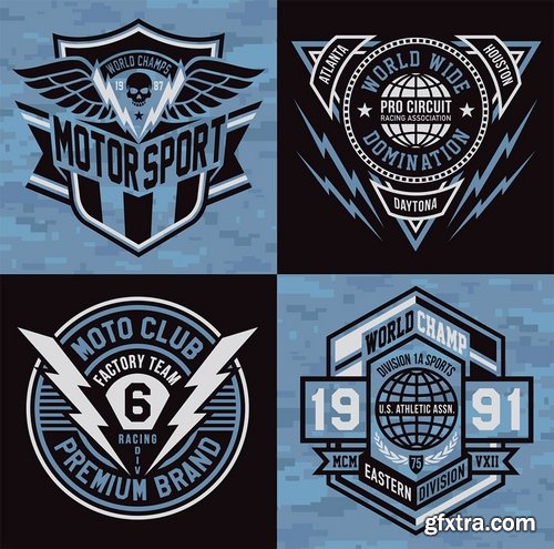 Collection of sports logos #3-25 Eps