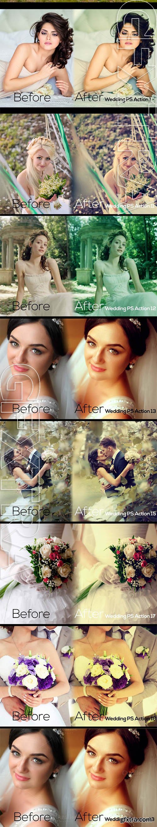 50 Wedding Photoshop Actions - CM 199384