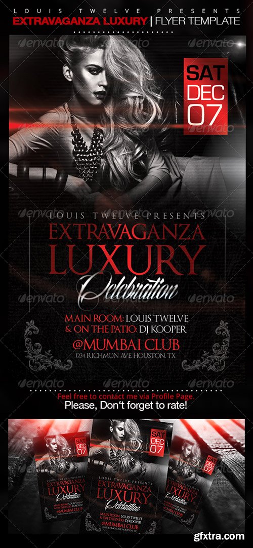 GraphicRiver Extravaganza Luxury Party | Flyer Template 7181671