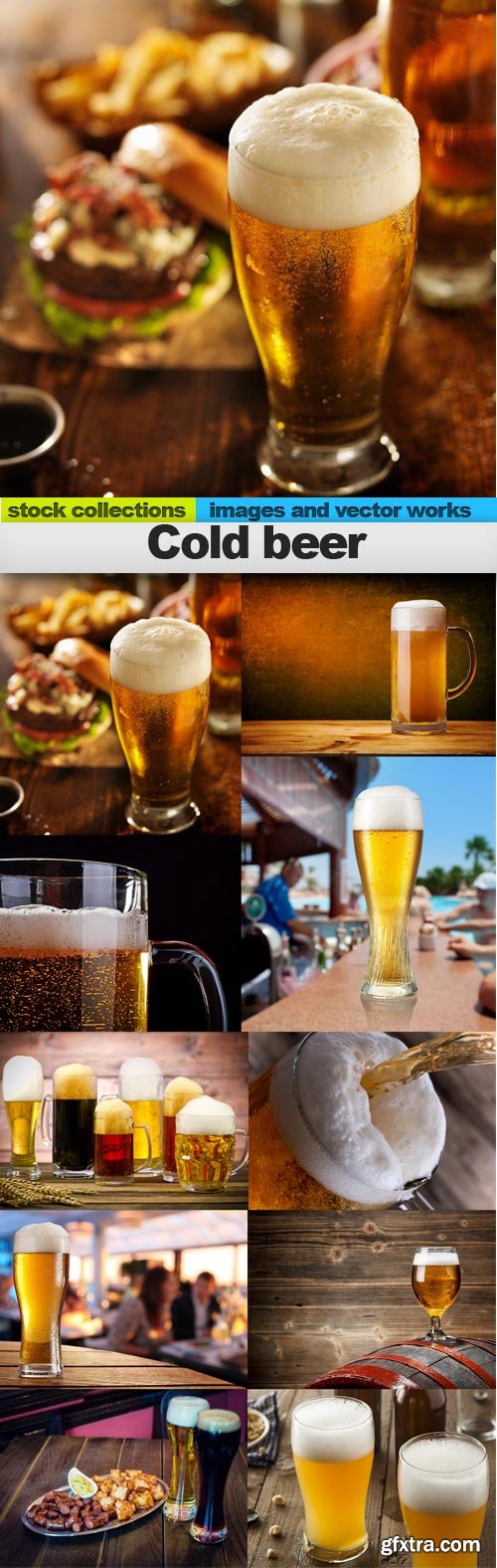 Cold beer, 10 x UHQ JPEG