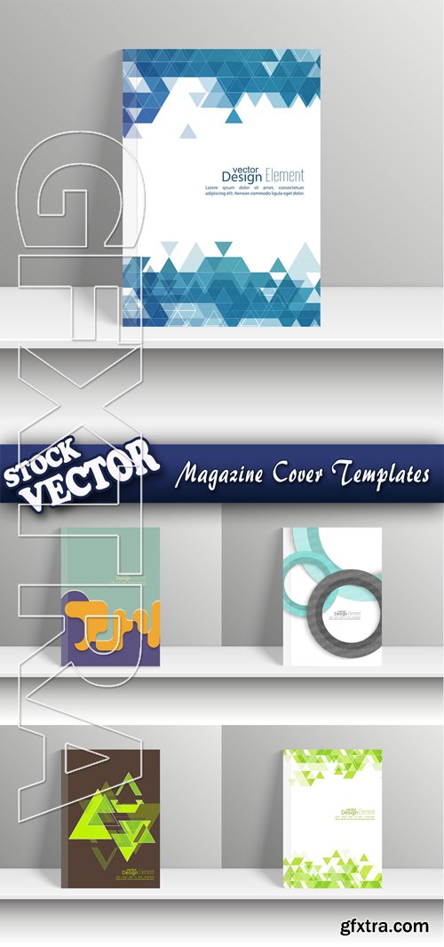 Stock Vector - Magazine Cover Templates