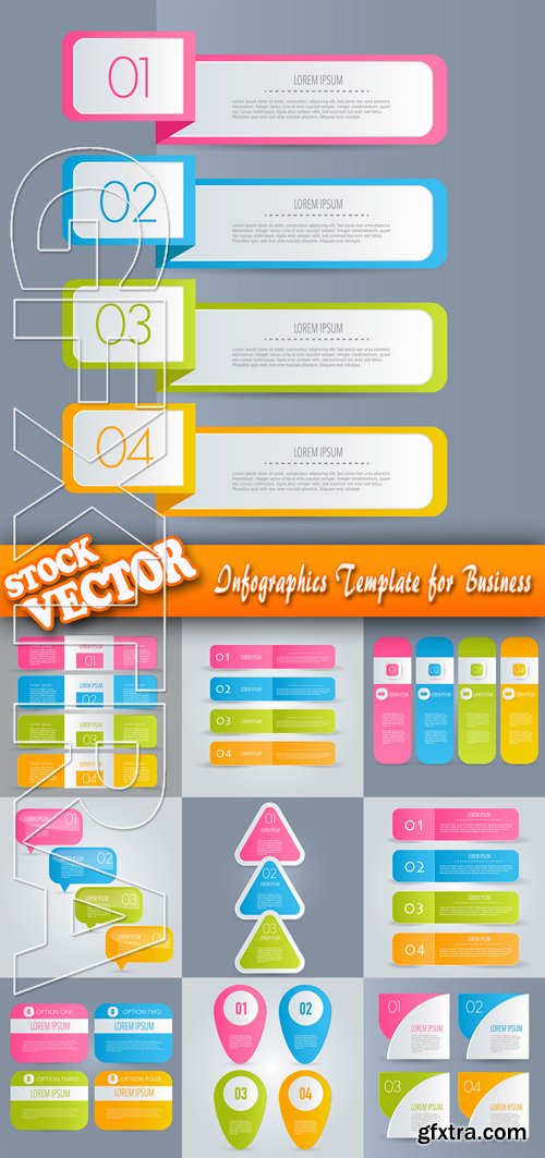 Stock Vector - Infographics Template for Business