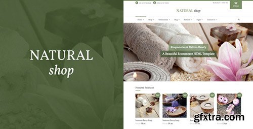 ThemeForest - Natural Shop - Responsive eCommerce HTML Template - RIP