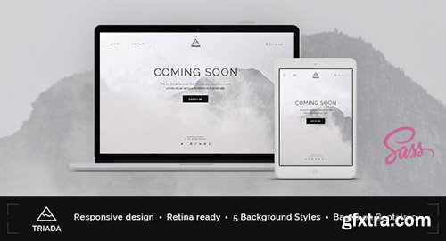 ThemeForest - Triada - Creative Coming Soon Template - RIP