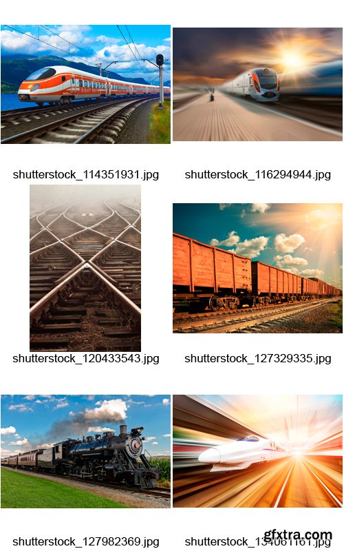 Amazing SS - Trains & Railroads, 25xJPGs