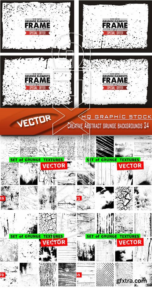 Stock Vector - Creative Abstract grunge backgrounds 24