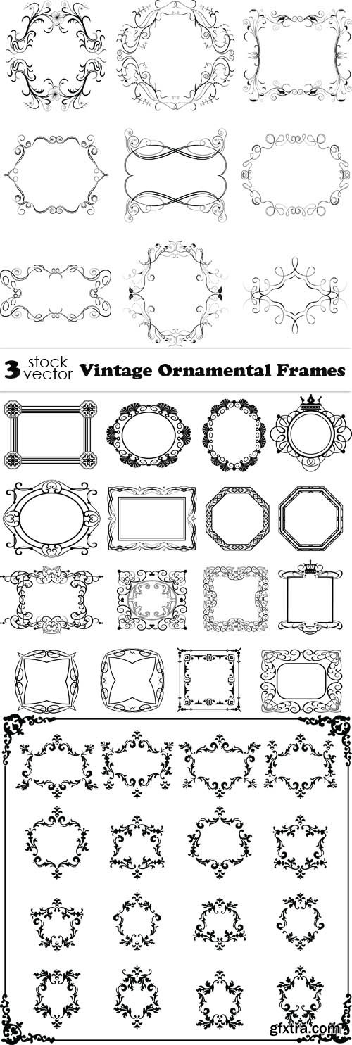 Vectors - Vintage Ornamental Frames