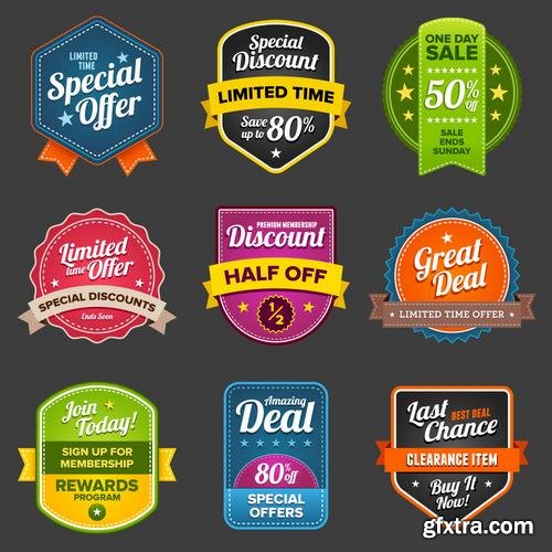 Stock Vector - Clean Modern Logo Badges, 25EPS